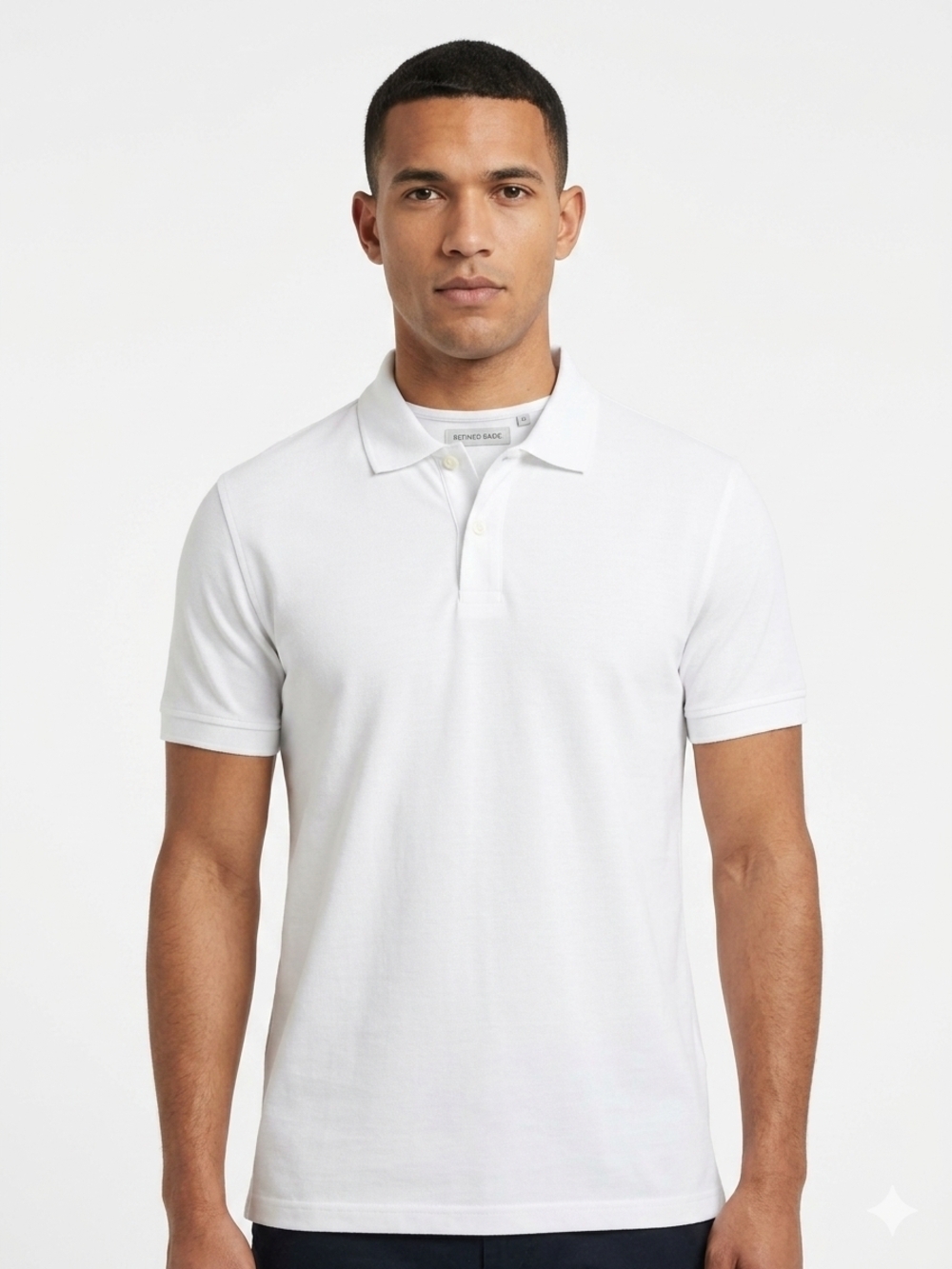 Goodfellow & Co White Men's Polo Shirt - Short Sleeve
